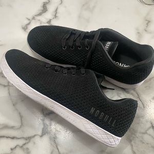Size 14 black and white suede trainer shoes from Nobull. Amazing shoe!!